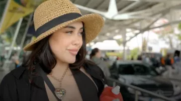 Reclaimed Vintage Oversized Heart Locket worn by Marnie Simpson as seen in Geordie Shore (S26E01)