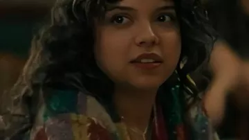 Best Medicine Elaine Denton Colorblock Cardigan worn by Elaine Denham (Cree Cicchino) as seen in Best Medicine (S01)