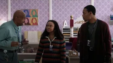 La Double J Perry Knit Dress Perry Knit Dress worn by Janine Teagues (Quinta Brunson) as seen in Abbott Elementary (S05E10)