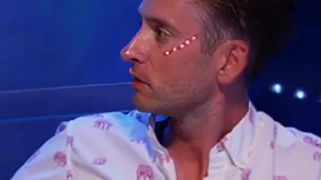 Below Deck Mediterranean S10 Elephant Print Shirt as seen in Below Deck Mediterranean