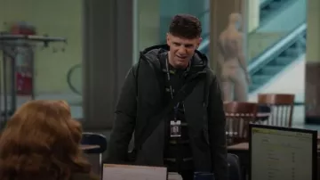 Zara Striped Jacquard Cardigan worn by Jacob Hill (Chris Perfetti) as seen in Abbott Elementary (S05E10)