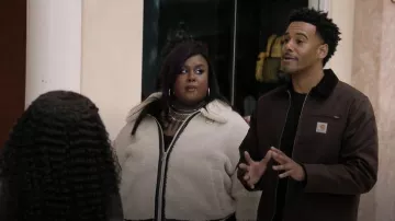 Carhartt Detroit Jacket worn by Tariq (Zack Fox) as seen in Abbott Elementary (S05E10)