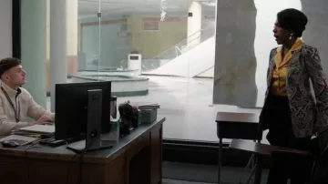 Alice + Olivia Breann Blazer worn by Barbara Howard (Sheryl Lee Ralph) as seen in Abbott Elementary (S05E10)