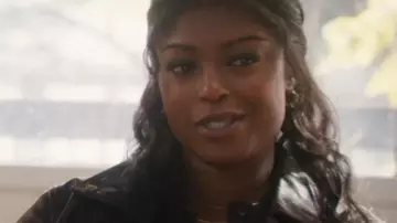 High Potential S02 Javicia Leslie Leather Jacket of Daphne Forrester (Javicia Leslie) in High Potential