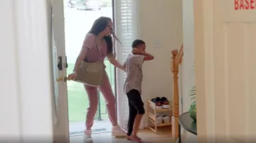 Polo Ralph Lauren Polo Play Suede Cross Body Bag worn by Mirica Sanders as seen in Married to Medicine (S12E06)