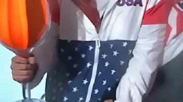 USA Jacket worn by Hoda Kotb in Hoda, Kathie Lee Surprise Sheinelle Jones During Co-Host Debut