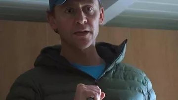 The Night Manager S2 Tom Hiddleston Puffer Jacket worn by Jonathan Pine (Tom Hiddleston) in The Night Manager