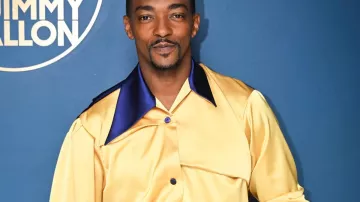 Gordon Gartrell Shirt of Anthony Mackie in The Tonight Show Starring Jimmy Fallon
