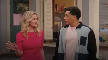 WeSC Oden Blocked Shirt worn by Lee Grazer (Jonathan Horne) as seen in The Ms. Pat Show (S05E03)