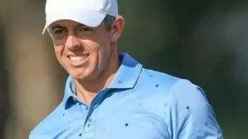 Dubai Invitational 2026 Rory McIlroy Blue Shirt worn by Rory McIlroy in Round 1 Highlights | 2026 Dubai Invitational