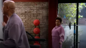 Adidas Original Neuclassics Track Top worn by Lucretia (Wanda Sykes) as seen in The Upshaws (S07E03)