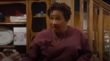 Rails Sonia Sweater worn by Lucretia (Wanda Sykes) as seen in The Upshaws (S07E05)