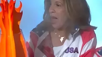 Hoy 2026 Chaqueta Hoda Kotb USA de Hoda Kotb como se ve en Hoy
