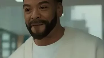 Objectifs de relation 2026 Cardigan cœur Method Man porté par Jarrett Roy (Method Man) tel que vu dans Relationship Goals