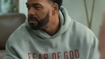 Méthode des Objectifs de Relation Homme Fear Of God Sweat à capuche porté par Jarrett Roy (Method Man) tel que vu dans Objectifs de Relation