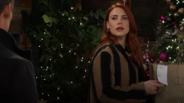 Manteau All Saints James porté par Sally Spectra (Courtney Hope) tel que vu dans The Young and the Restless le 31 décembre 2025