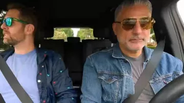 La veste de camionneur Levi’s portée par Reza Farahan telle que vue dans The Valley : Persian Style (S01E02)