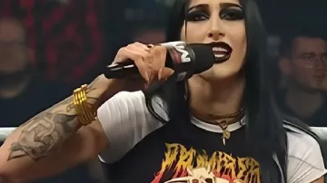 Rhea Ripley Raw 2026 Graphic Cropped Tee as seen in WWE Raw