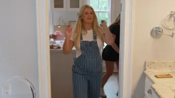 H&M Mama Before & After Denim Overalls worn by Madison LeCroy as seen in Southern Charm (S11E07)