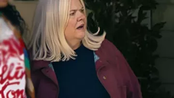 The Burbs 2026 Paula Pell Cotton Jacket worn by Dana (Paula Pell) in The 'Burbs