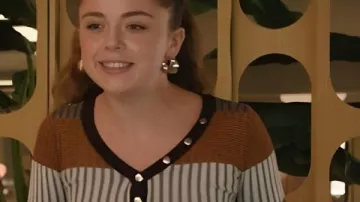 Small Achievable Goals S2 Georgie Murphy Striped Top worn by (Georgie Murphy) in Small Achievable Goals