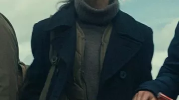 Greenland 2 Migration Morena Baccarin Black Coat worn by Allison Garrity (Morena Baccarin) in Greenland 2: Migration