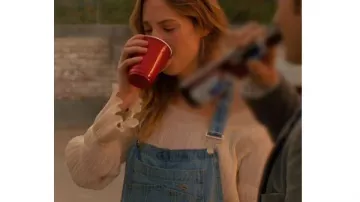 Stranger Things S05 Robin Buckley Blue Denim Overalls worn by Robin Buckley (Maya Hawke) in Stranger Things