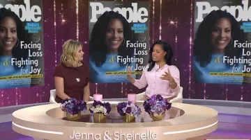 A.L.C Dena Midi Dress worn by Jenna Bush Hager as seen in Today on  January 14, 2026