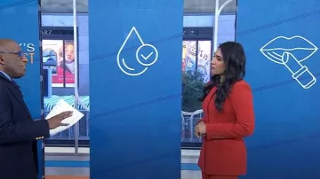 Veronica Beard Jessup Tailored Jacket worn by Saranya P Wyles as seen in Today on January 16, 2026