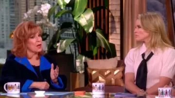 Lafayette 148 Simone Reversible Wool & Cashmere Coat worn by Joy Behar as seen in The View on January 16, 2026