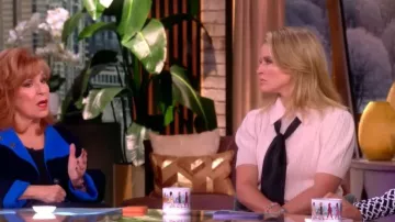 Sandro Polo-neck Knit Sweater worn by Sara Haines as seen in The View on January 16, 2026