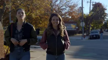 Rag and Bone Robbie Hooded Genuine Shearling Vest worn by Paramedic Lyla 'Lizzie' Novak (Jocelyn Hudon) as seen in Chicago Fire (S14E09)