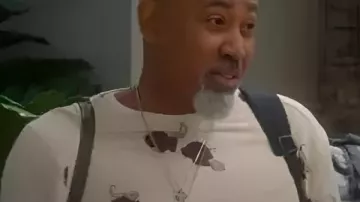 The Upshaws Lamont Thompson Floral Sweatshirt as seen in The Upshaws