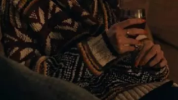 Shawl Collar Cardigan worn by Bea (Emilia Clarke) in PONIES