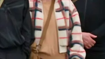 Plaid Sherpa Jacket worn by Self - Host (Alan Cumming) in The Traitors