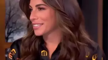 The View 2026 Alyssa Farah Griffin Black Printed Shirt worn by Self - Co-Host (Alyssa Farah) in The View