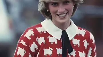 Diana Black Sheep Sweater in Princes Diana's symbolic black sheep sweater is up for sale