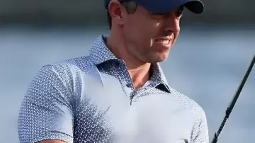 Rory McIlroy Dubai Invitational 2026 Day Two Shirt in Nacho Elvira's Winning Back 9 | Dubai Invitational
