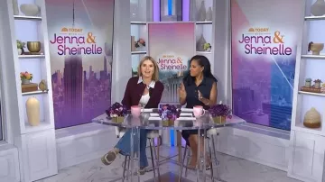 Veronica Beard Fenix Genuine Shearling Mule worn by Jenna Bush Hager as seen in Today with Jenna & Sheinelle  on  January 19, 2026