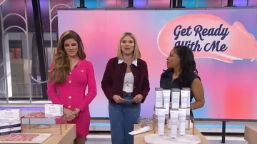 Balmain Button-embellished Ribbed Knit Mini Dress worn by Dendy Engelman as seen in Today with Jenna & Sheinelle  on January 19, 2026