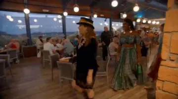 Brandon Blackwood Green Slim Trunk Bag worn by Bozoma Saint John as seen in The Real Housewives of Beverly Hills (S15E05)