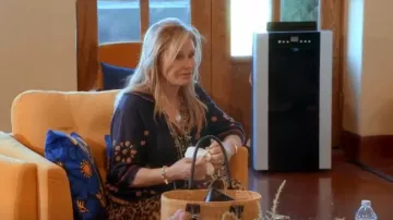 The Great Navy Blue Beaded Sailor Top worn by Kathy Hilton as seen in The Real Housewives of Beverly Hills (S15E05)