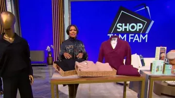 Sacai Floral-print Ruffled Mini Dress worn by Tamron Hall as seen in Tamron Hall Show on  January 13, 2026