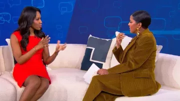 Proenza Schouler Single-breasted Corduroy Blazer worn by Tamron Hall as seen in Tamron Hall Show on January 16, 2026