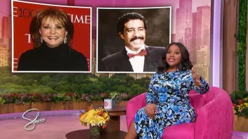 Philosophy di Lorenzo Serafini Printed Stretch Seamed Midi-Dress worn by Sherri Shepherd as seen in Sherri on January 14, 2026