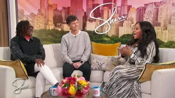 Rag and Bone Harlow Donegal Wool & Cashmere Sweater worn by Tig Notaro as seen in Sherri on January 15, 2026