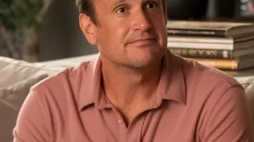 Shrinking S03 Jason Segel Pink Sweater Shirt worn by Jimmy (Jason Segel) in Shrinking