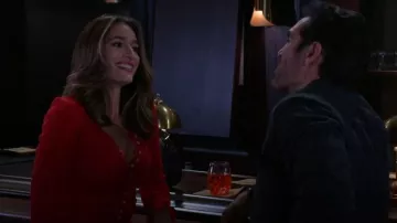 Free People Elliot Smocked Solid Top worn by (Jen Jacob) as seen in Beyond the Gates (S02E08)