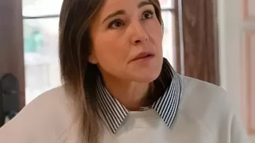 Shrinking S03 Christa Miller Raison D’Etre Sweatshirt worn by Liz (Christa Miller) as seen in Shrinking