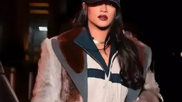 Rihanna NYC 2026 Fur Coat in "Rihanna and A$AP Rocky Steal the Spotlight at Epic SNL Afterparty: Must-See Moments!"